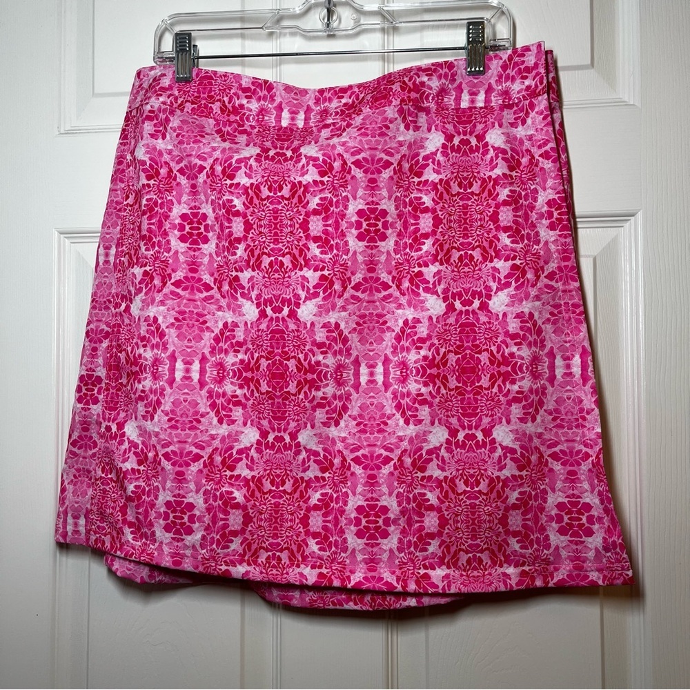 Ripskirt Hawaii Vibrant Pink A-Line Skirt size large